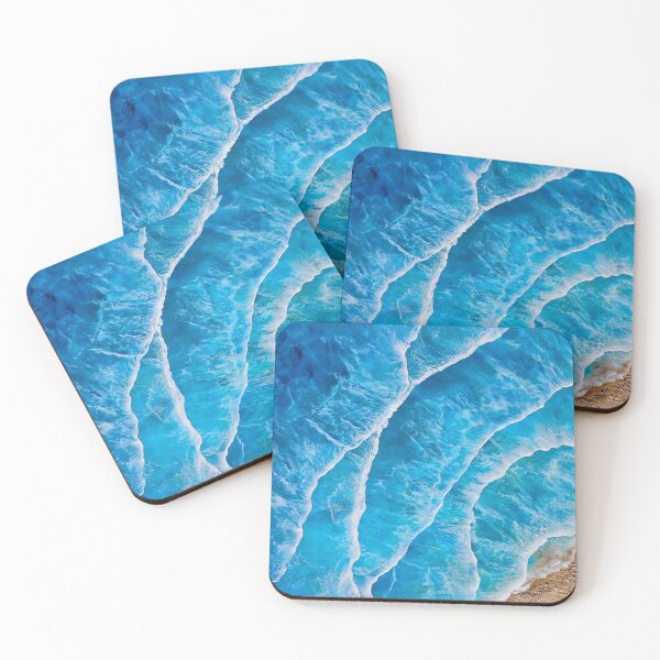 Item preview, Blue Ocean Waves Breaking on Shore designed and sold by Jordannem.