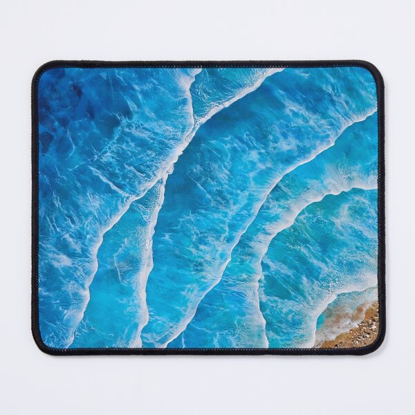 Item preview, Blue Ocean Waves Breaking on Shore designed and sold by Jordannem.