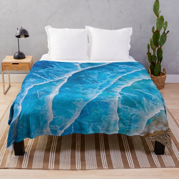 Item preview, Blue Ocean Waves Breaking on Shore designed and sold by Jordannem.