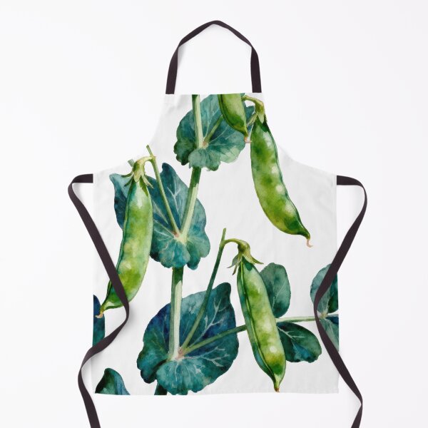 Item preview, Les Pois (Peas) – French Botanical Watercolor Art for Gardeners & Francophiles designed and sold by FrancophileFun.
