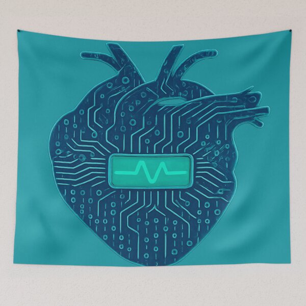 Item preview, Heart of binary codes designed and sold by Ecosetereos.