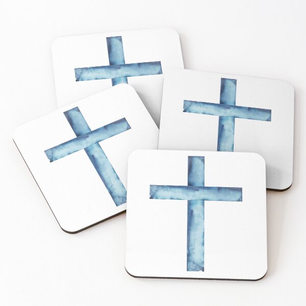 Item preview, blue cross designed and sold by Pop Drop Shop .