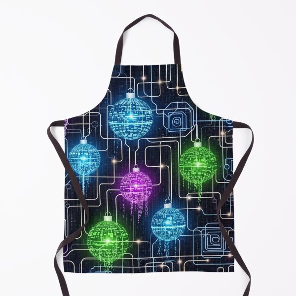 Item preview, Futuristic Festive Circuit designed and sold by jumpercat.