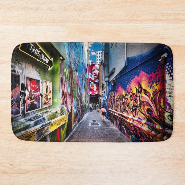 Item preview, Vibrant Brisbane Laneway designed and sold by pcole123.
