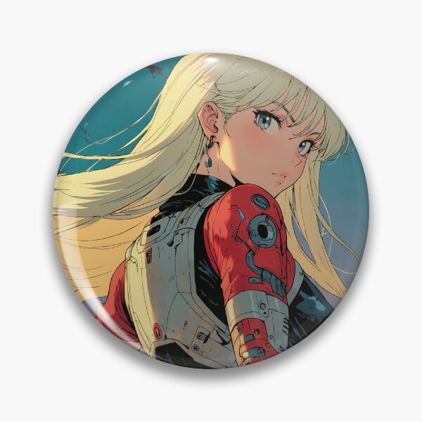 Item preview, cute blonde cyberpunk girl in the sunset V2 designed and sold by BOZGO.