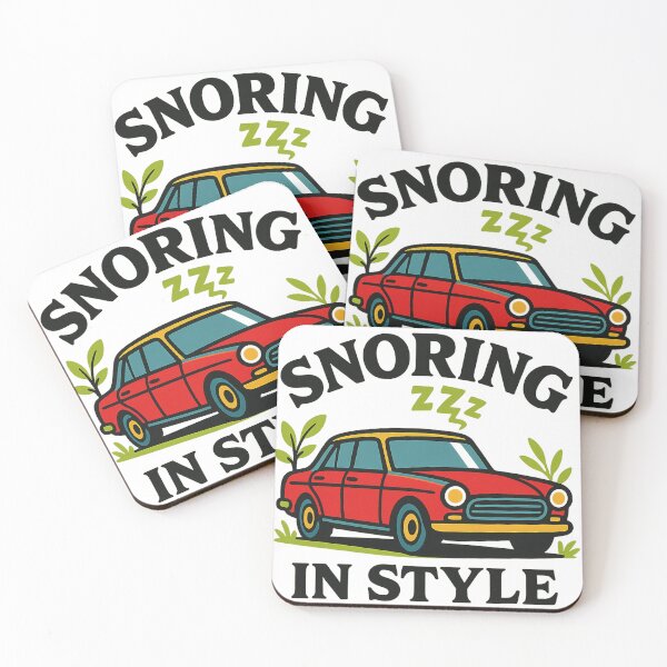 Item preview, Snoring in Style Retro Classic Car designed and sold by Galskap.