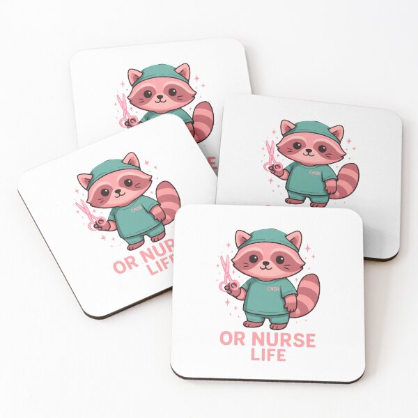 Item preview, Cute CNOR OR Nurse Raccoon | Operating Room Nurse Life | Surgical Nurse Gift designed and sold by ClinicalHubs.