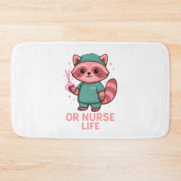 Item preview, Cute CNOR OR Nurse Raccoon | Operating Room Nurse Life | Surgical Nurse Gift designed and sold by ClinicalHubs.