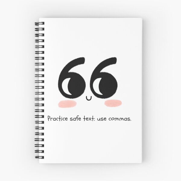 Item preview, Practice Safe Text: Use Commas Punctuation Humor designed and sold by EverythingAshh.