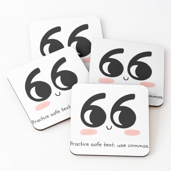 Item preview, Practice Safe Text: Use Commas Punctuation Humor designed and sold by EverythingAshh.