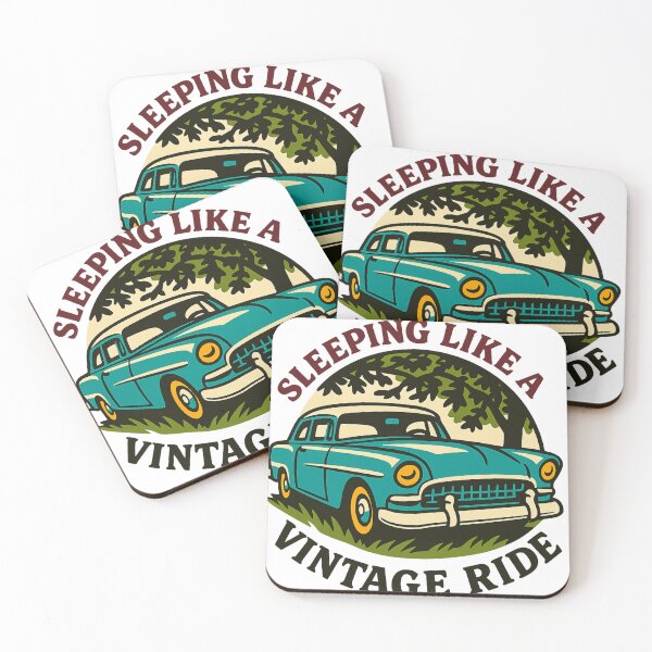 Item preview, Sleeping Like a Vintage Ride Retro Car designed and sold by Galskap.