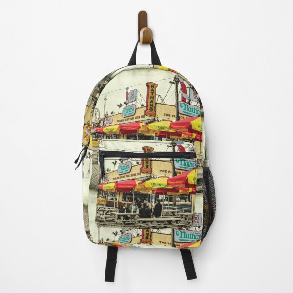 Item preview, Nathans Famous Frankfurters On The Coney Island Boardwalk designed and sold by Kay Brewer.