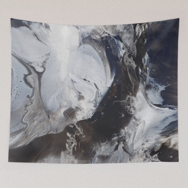 Item preview, Black and White Resin Marble Abstract designed and sold by Jordannem.