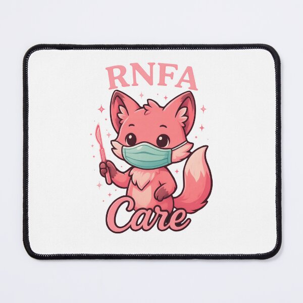 Item preview, Cute Pink RNFA Fox | Registered Nurse First Assistant | Surgical First Assist Nurse Gift designed and sold by ClinicalHubs.