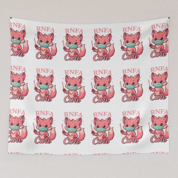 Item preview, Cute Pink RNFA Fox | Registered Nurse First Assistant | Surgical First Assist Nurse Gift designed and sold by ClinicalHubs.