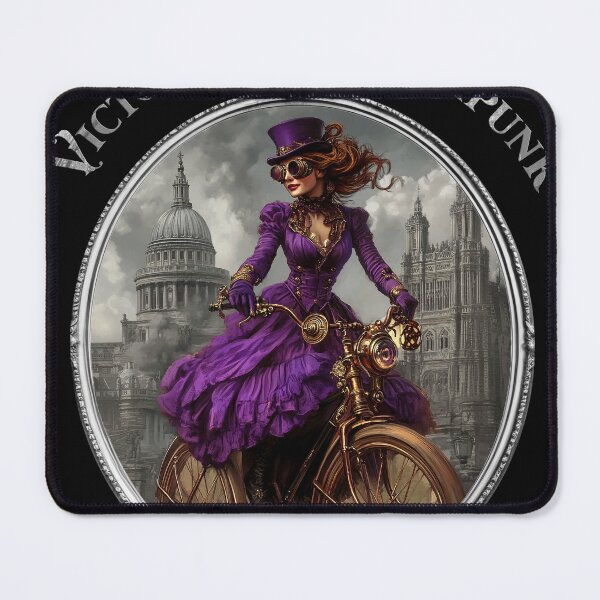 Artikelvorschau, Steampunk-Dame in Lila entworfen und verkauft von VicAndSteam.
