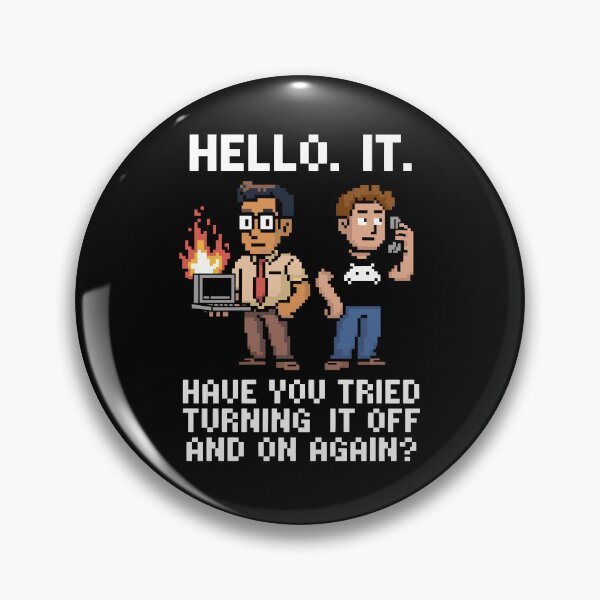 Item preview, Hello IT Tech Support Humor Office Design designed and sold by RogueDroid.