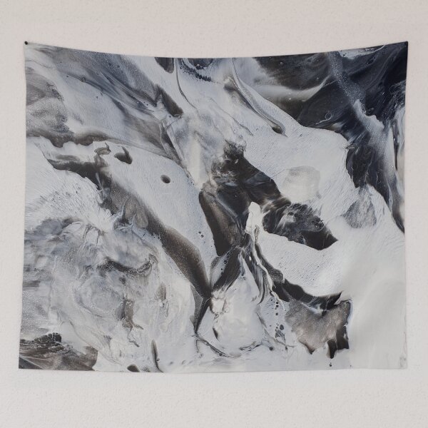 Item preview, Monochrome Resin Swirl Abstract Art designed and sold by Jordannem.