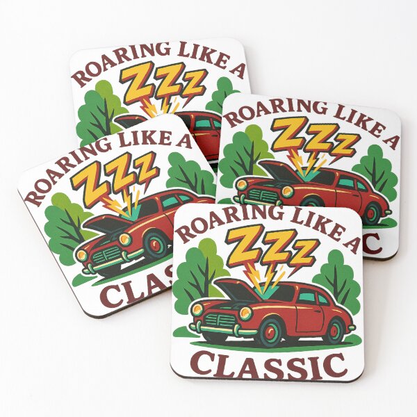 Item preview, Roaring Like a Classic Retro Car designed and sold by Galskap.
