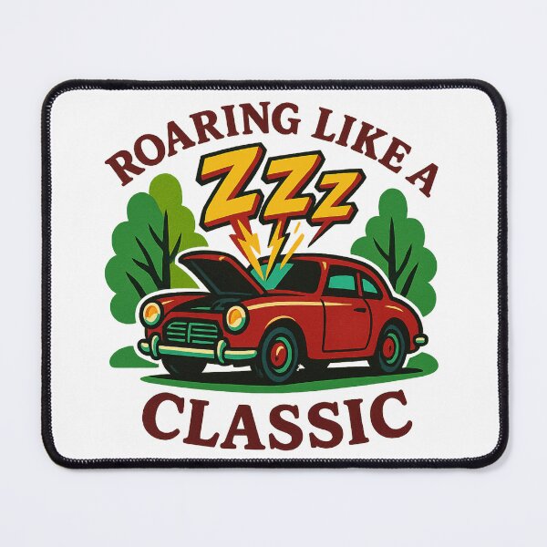 Item preview, Roaring Like a Classic Retro Car designed and sold by Galskap.
