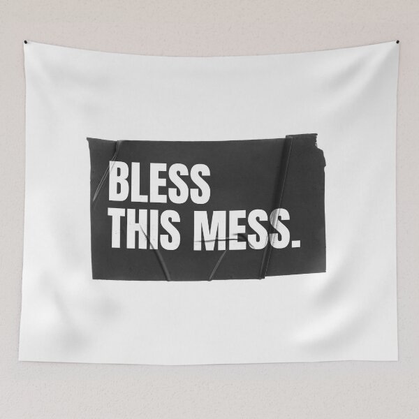 Item preview, Bless this mess - ADHD Brain quote designed and sold by Wow.Monique.