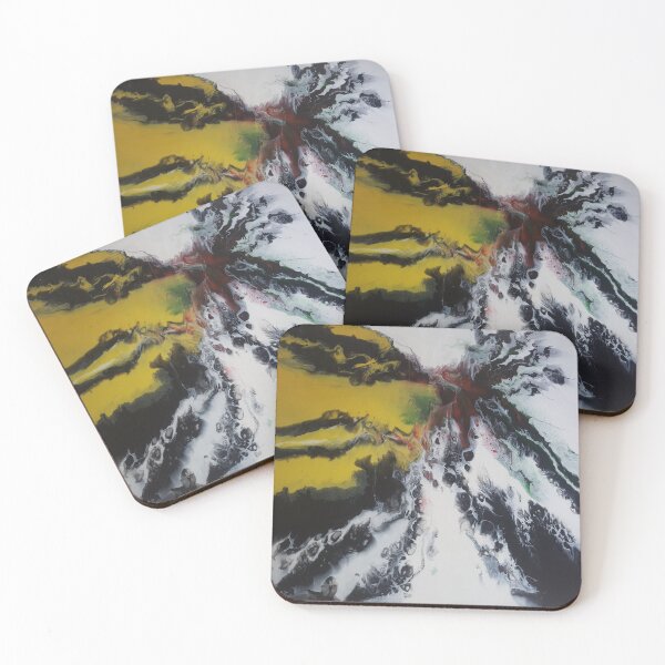 Item preview, Bold Abstract Explosion in Yellow and Black designed and sold by Jordannem.
