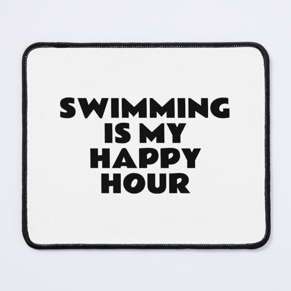 Artikelvorschau, Schwimmen ist meine Happy Hour entworfen und verkauft von Inspirationmotivation.