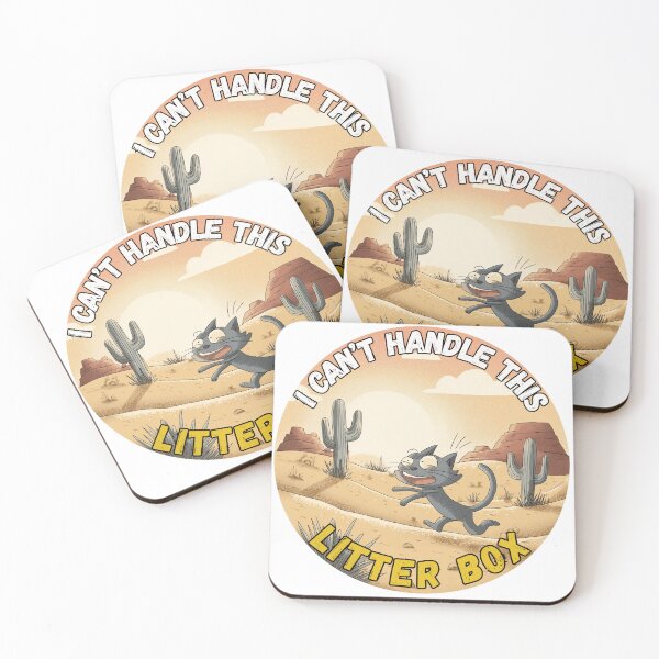 Item preview, Desert Cat Humor: "I Can't Handle This Litter Box" designed and sold by ChefsSpicyFits.