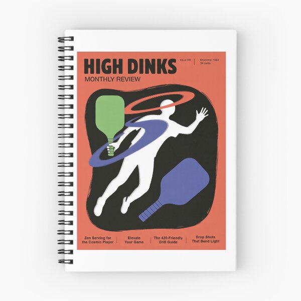 Item preview, Funny Pickleball Zen Serving Cosmic Poster designed and sold by SportsT-Shirts.