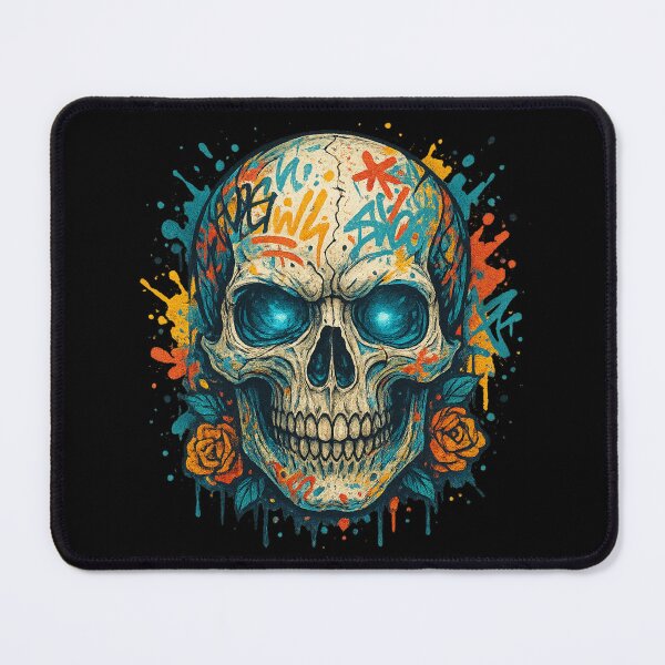 Item preview, Skull engulfed in flames designed and sold by LaNadaYFundante.