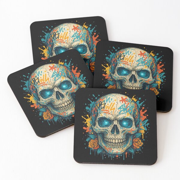 Item preview, Skull engulfed in flames designed and sold by LaNadaYFundante.