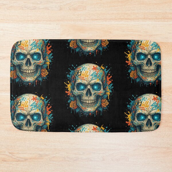 Item preview, Skull engulfed in flames designed and sold by LaNadaYFundante.