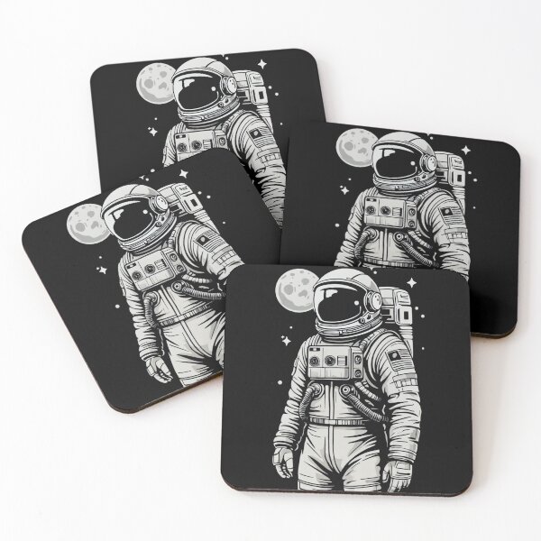 Item preview, ASTRONAUT LOOKING AT THE MOON designed and sold by VYNROX.