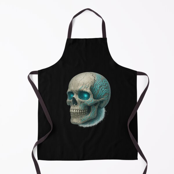 Item preview, Neon magenta and cyan skull designed and sold by LaNadaYFundante.