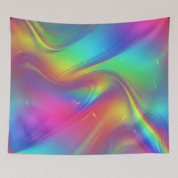 Item preview, Colorburst Iridescent Waves designed and sold by jumpercat.