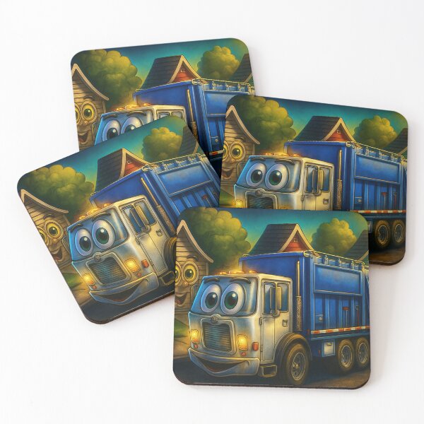 Item preview, Cartoon Garbage Truck designed and sold by Scott Hayes.