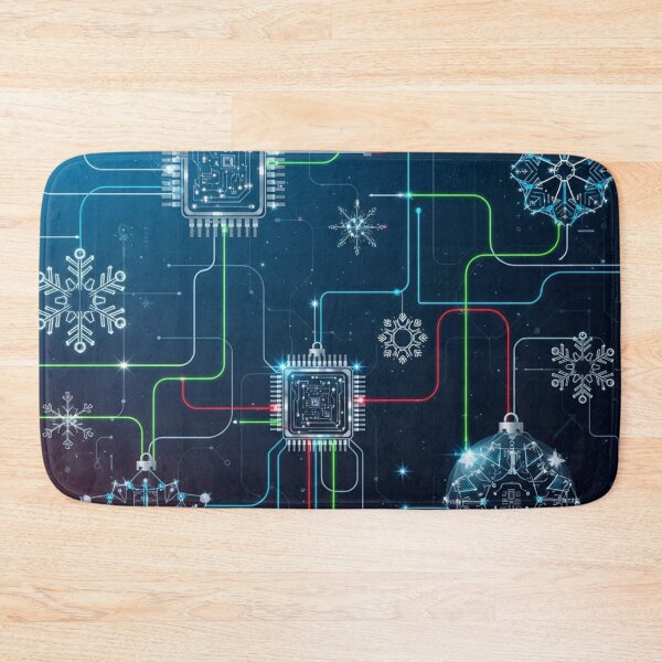 Item preview, Tech Circuit Holiday Lights designed and sold by jumpercat.