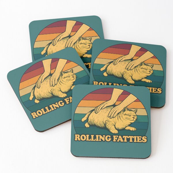 Item preview, Rolling Fatties Cat  designed and sold by 2laughinglemons.