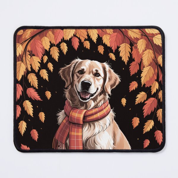 Item preview, Golden Retrievers Hello Autumn Leaf Fall For Dog Lover designed and sold by EntroRhim.