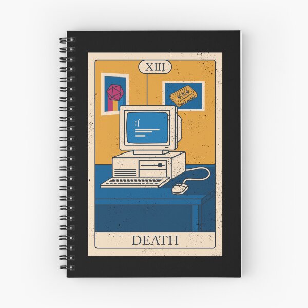 Item preview, Retro Tech Tarot - Death Card designed and sold by sachpica.