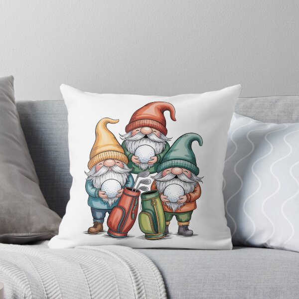 Item preview, Christmas Gnomes Golfers Retro Vintage designed and sold by MKV Design.
