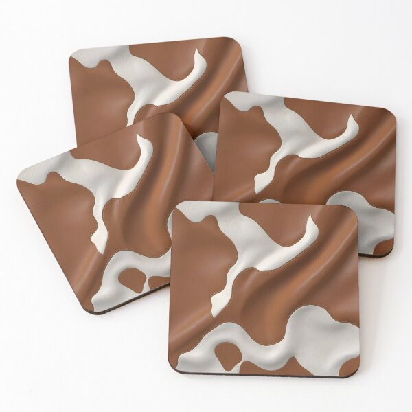 Item preview, Luxury Elegant Faux Cow Leather Modern Collection designed and sold by TrendyDesigne412.