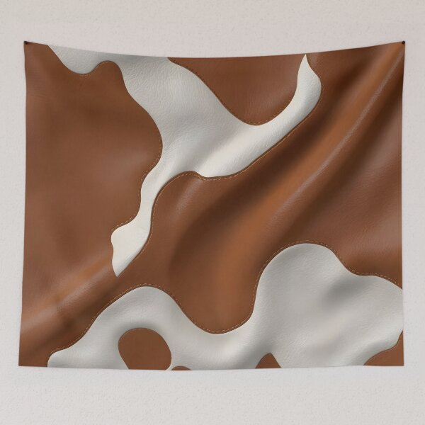 Item preview, Luxury Elegant Faux Cow Leather Modern Collection designed and sold by TrendyDesigne412.