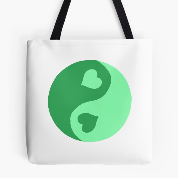 Item preview, corazón verde yinyang designed and sold by KMR .