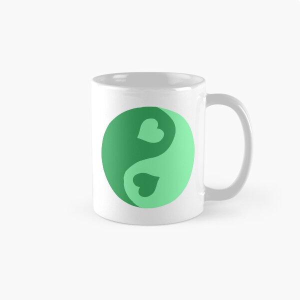 Aperçu de l'œuvre coeur vert yinyang créée et vendue par KMR .