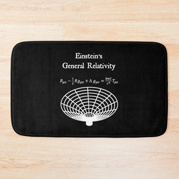 Item preview, Nerdy Vintage  Einstein's General Relativity Equation Math Science Teacher White Text designed and sold by MathWare MathClips.