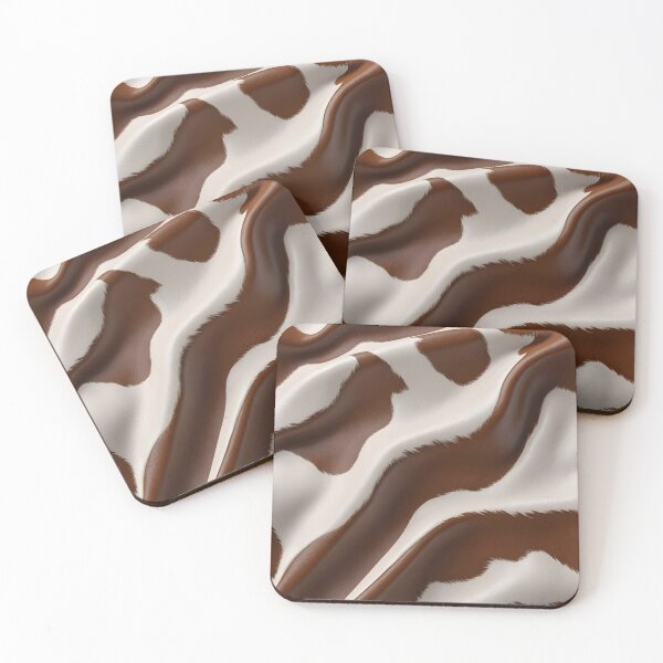 Item preview, Modern Luxury Elegant Faux Cow Leather Collection designed and sold by TrendyDesigne412.