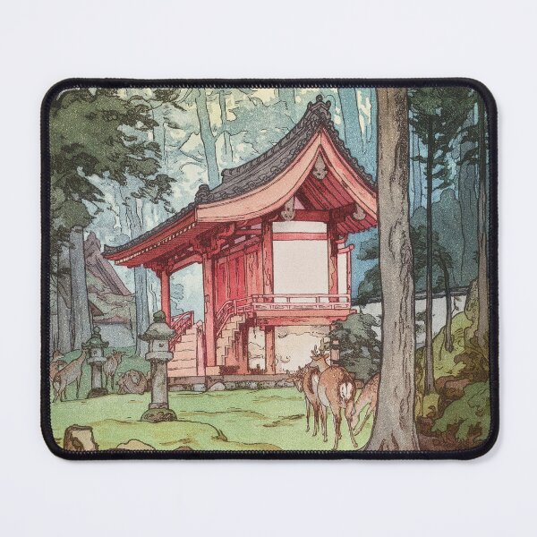 Item preview, Yoshita Hiroshi: A Shrine in the Deep Woods designed and sold by Tridentulus.