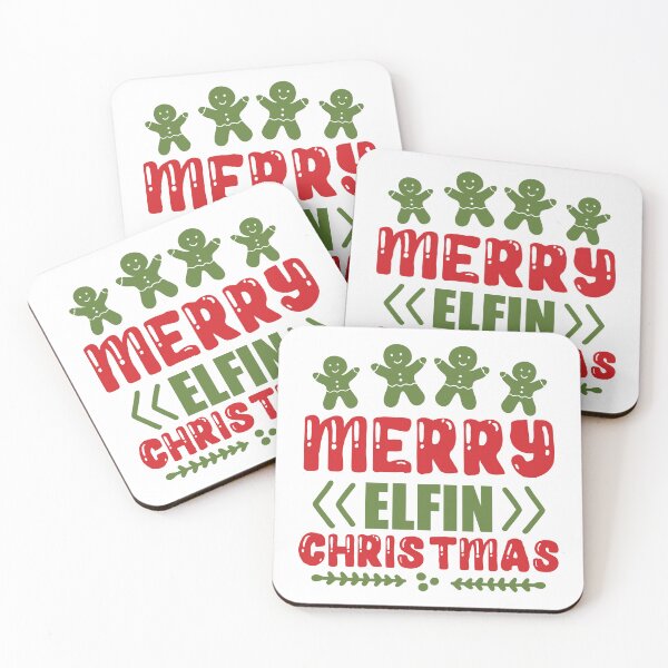 Item preview, Merry Elfin' Christmas - Funny Elf Holiday Pun designed and sold by FuzionRaptor.