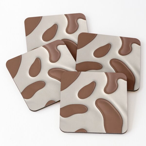 Item preview, Faux Cow Leather Modern Luxury Elegant Collection designed and sold by TrendyDesigne412.